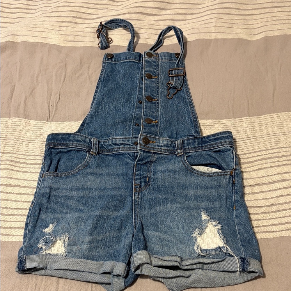 Cat & Jack Blue Denim Overalls